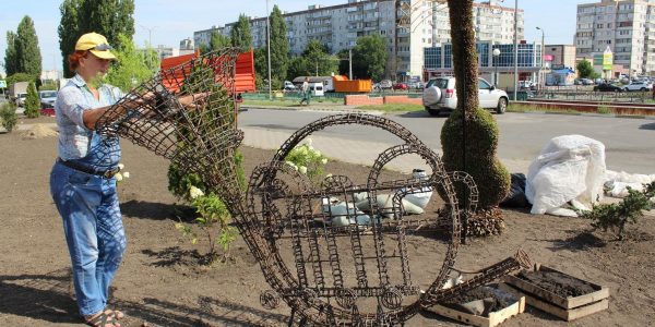 Фабрика ФорматовМеталлический каркас объемной клумбы Валторна